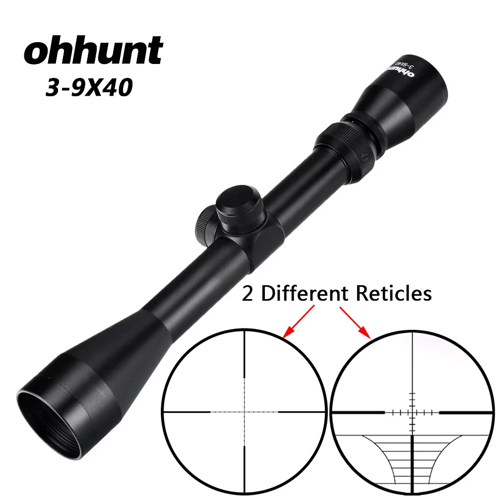 Ohhunt Охота Airsofts прицел 4 12X50EG Тактический Воздушный пистолет Красный Зеленый