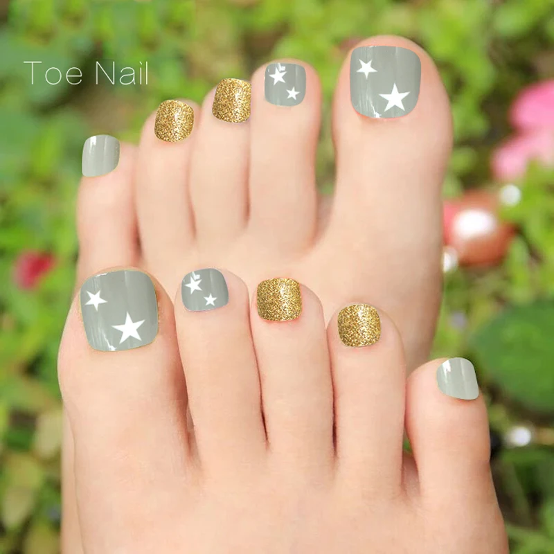 24 шт./компл. лето Маникюр для кончиков ногтей с красивым мысом полное покрытие