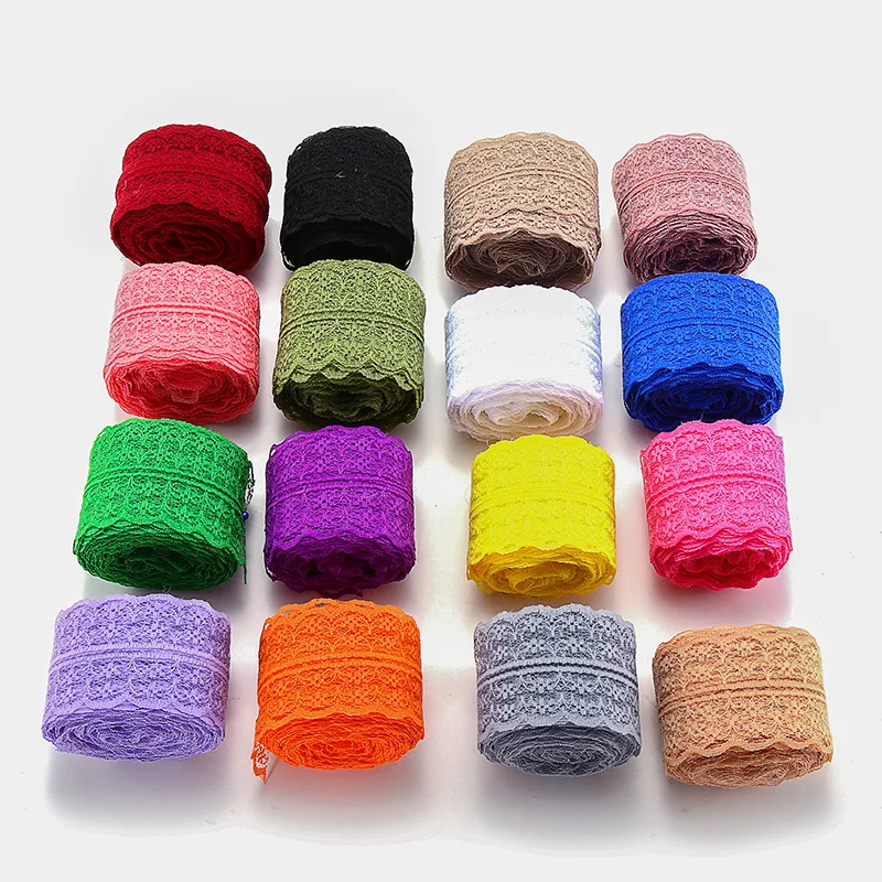2 м/лот ширина 45 мм кружева ленты DIY шитье одежды и ткань кружево отделка красочные кружева ленты