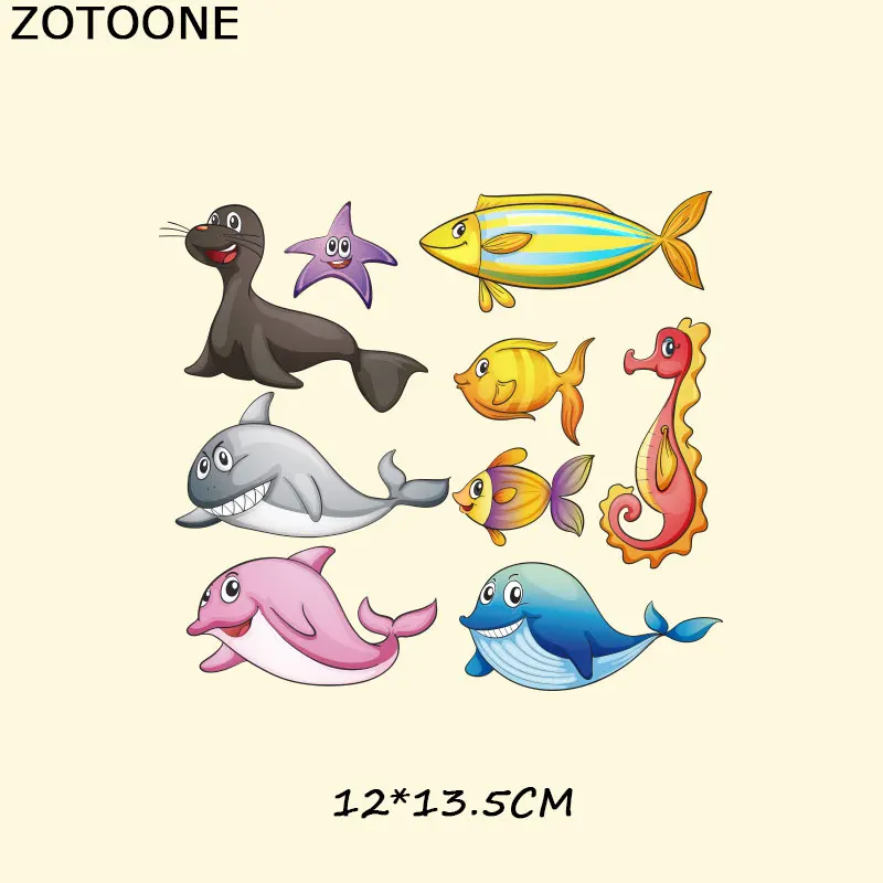 18 ZOTOONE набор патчей для животных, железная передача, сова, собака, кошка, нашивки в форме единорога для детской одежды, сделай сам, аппликация, теплопередача, виниловые наклейки - Цвет: 18