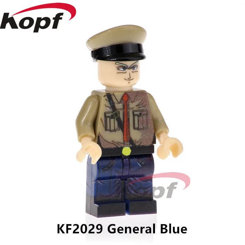 KF2029 Without Box Один Супер Герои движущиеся фигурки Dragon Ball Z обычный синий Krilin купюр Вермут будущее Мужские Шорты для купания Золотой фреиза строительные блоки - Цвет: KF2029 Without Box