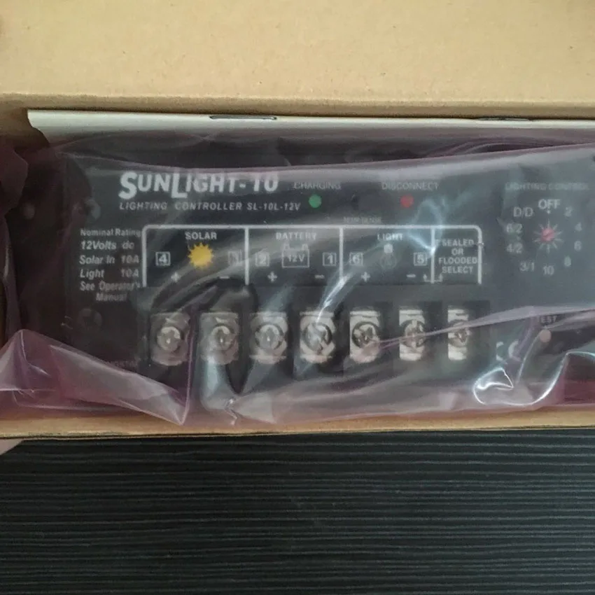Бесплатная доставка дневной солнесветильник контроллер Morningstar 10 А|solar controller|solar
