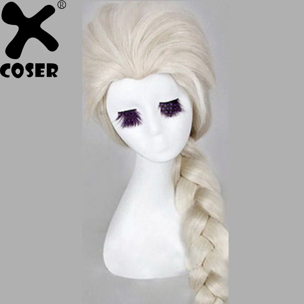 XCOSER горячее кино Эльза Косплей Аксессуары для волос женские красивые твист