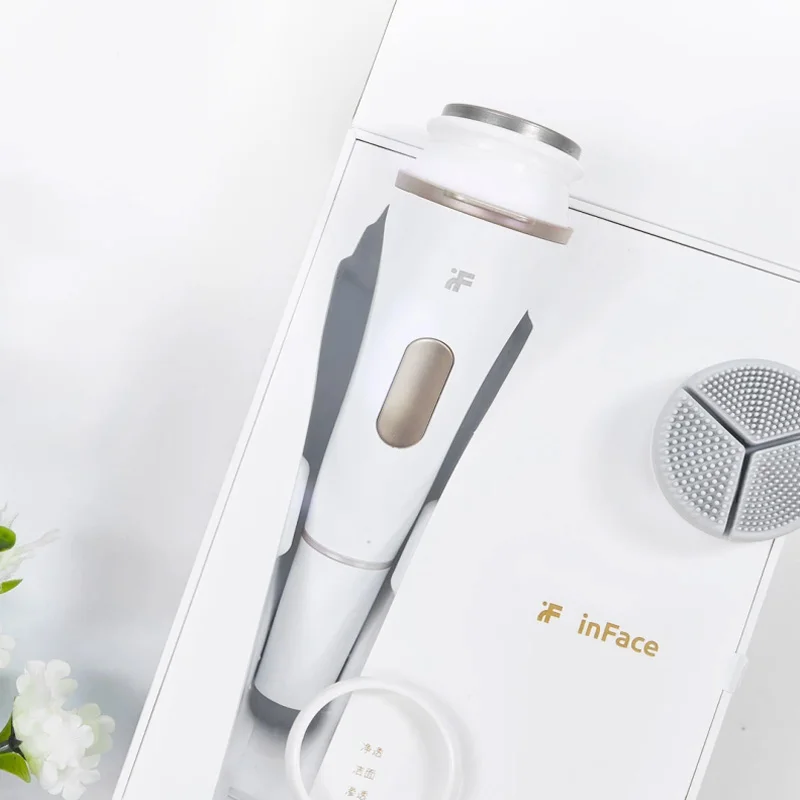 Новый продукт Xiaomi Mijia инструмент для очистки лица электронный звуковой красоты