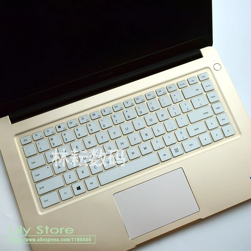 Для Huawei matebook D 15.6 ''силиконовые Клавиатура для ноутбука Обложка Protector кожи Тетрадь модель pl-w29 pl-w09 pl-w19 15 дюймов