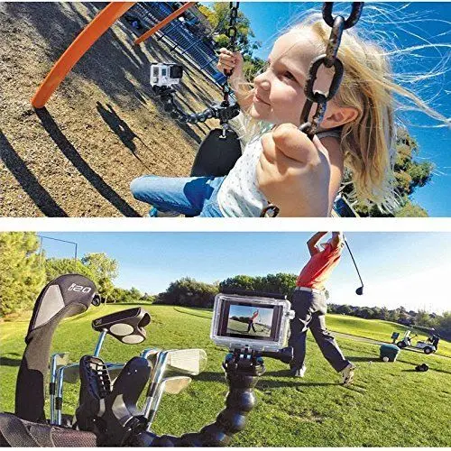 GoPro регулируемые Челюсти Гибкий зажим гибкий Универсальное крепление Go pro