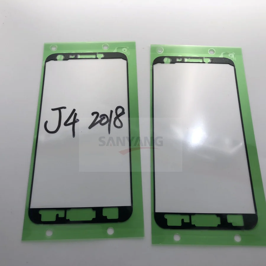 Оригинал для Samsung Galaxy J4 2018 J400 J400F SM-J400F ЖК-экран передняя рамка 3M клейкий стикер