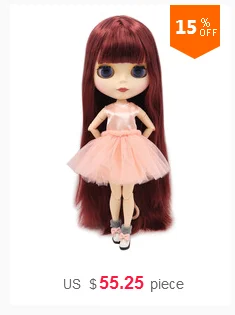 Одежда для 1/6 Blyth Doll белое длинное платье с открытыми плечами