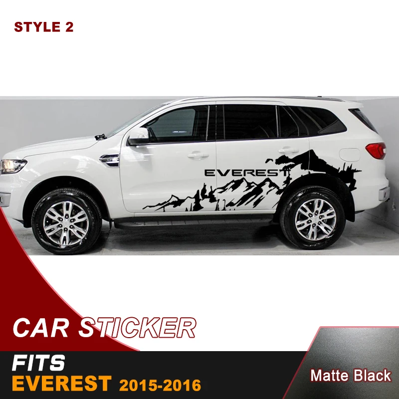 2 шт. Виниловая наклейка на автомобиль ford everest 2015 2016 2017 2018 2019|Наклейки автомобиль| |