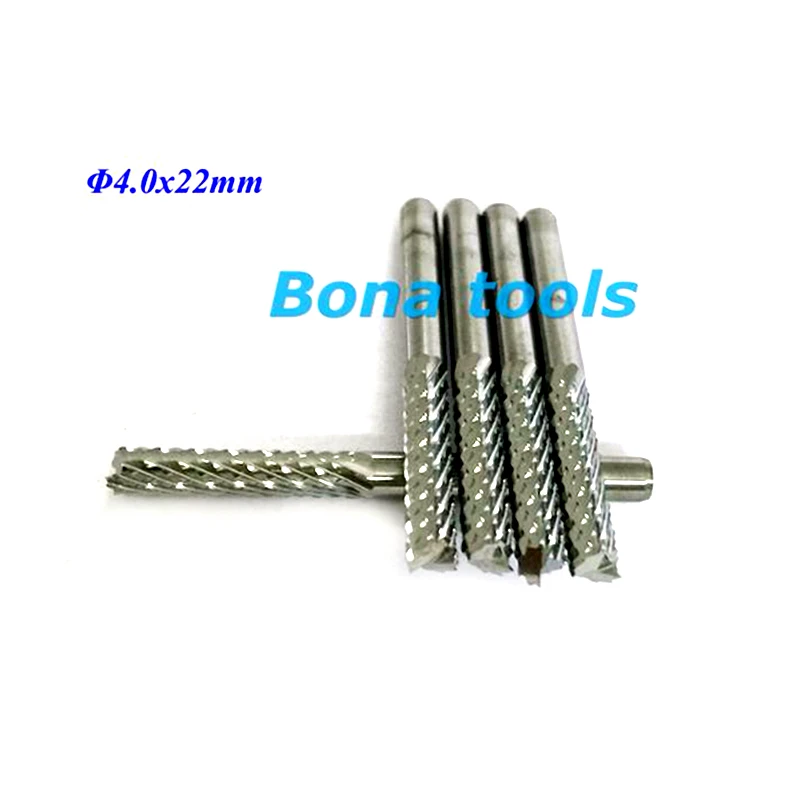 Твердое 4*22 мм кукурузное фрезерование CNC PCB Bit Tungsten карбидный резак печатные платы