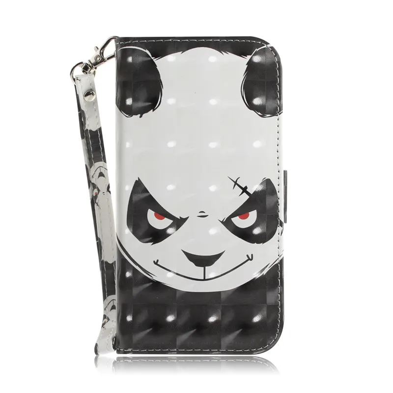 Флип кожаный чехол для Fundas Nokia 1 Plus coque 9 PureView Роскошный 3D Хаски кошелек Panda