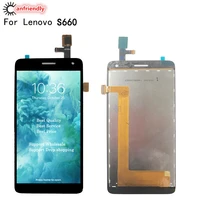 for lenovo s660 displaytouch screen replacement digitizer assembly for lenovo s660 s 660 display mobile phone repair parts