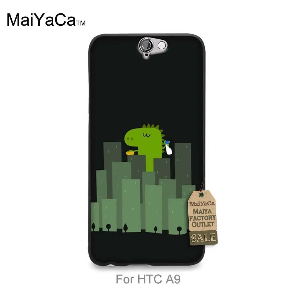 Уникальные Роскошные Жесткий Кремния телефон случае Для случая HTC One A9 Паук
