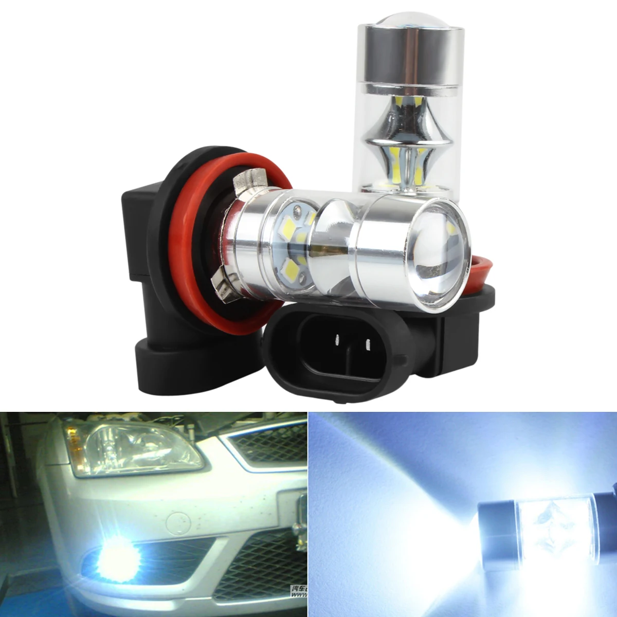 2X супер белый 750LM H8 H11 60W 12 SMD 2323 светодиодный Противотуманные фары для вождения