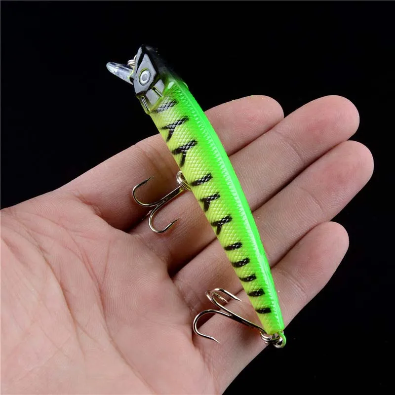 

8pcs 9.5cm/7.3g Minnow Fishing Lure Lot Fishing Lures Artificial Hard Fishing Bait Sinking Trout Bait