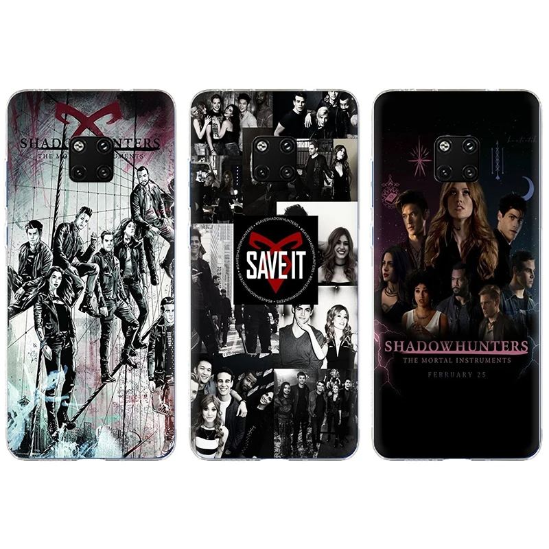 Твердый чехол Shadowhunters для телефона Huawei Y6 Y7 Prime Y9 2017 2018 Mate 10 20 30 Pro Lite Nova 2i 3 3i|Бамперы| |