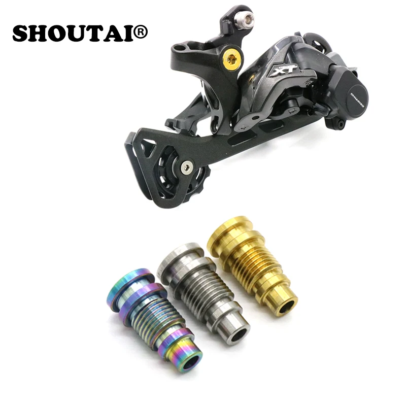 Велосипед TC4 титановый сплав задний переключатель винт для SHIMANO M8000 XT запчасти велосипеда