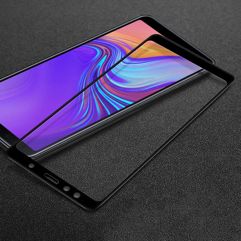 6D изогнутое закаленное стекло для Samsung Galaxy A7 2018 защита экрана A6 A9 J4 J6 J8 A8 Plus