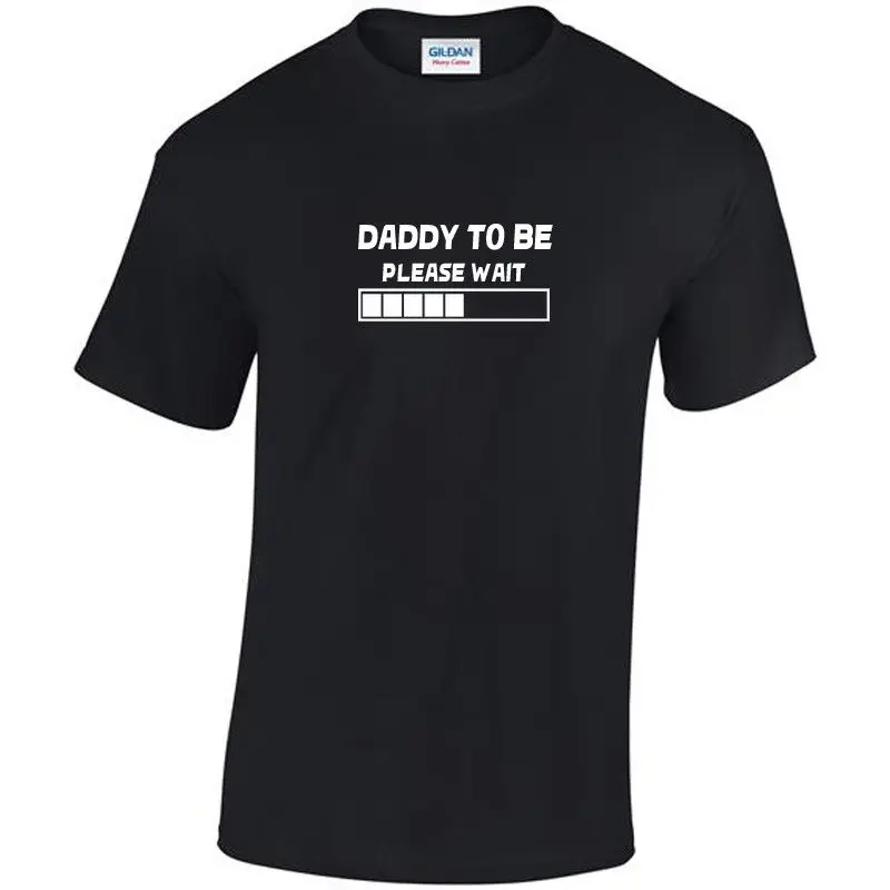 Мужская футболка с принтом Daddy to be loading футболки для новорожденных мальчиков и