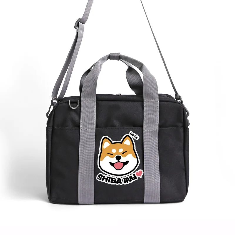 

Школьная сумка Shiba Inu Corgi Doge для мальчиков и девочек, сумка-мессенджер на одно плечо для путешествий и отдыха