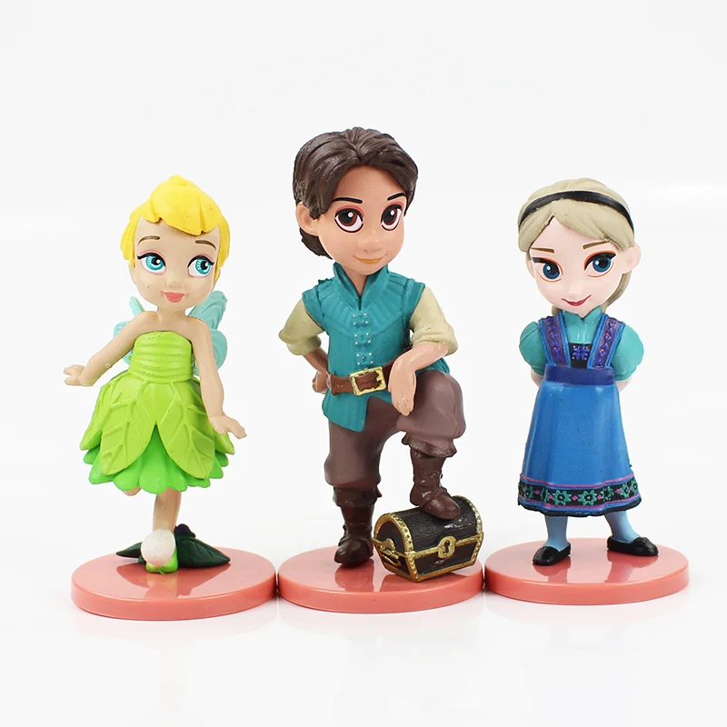 Disney милой принцессы игрушки 9 шт 5 8 см Эльзы из мультфильма &quotХолодное сердце&quot