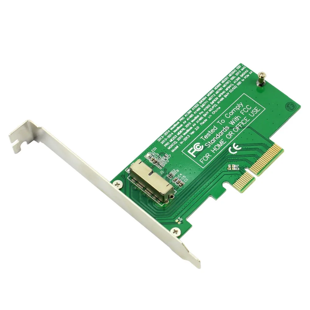 XT-XINTE PCI-Express PCIE PCI-E в 4X адаптер Карточка SSD конвертируемая карта для Mac Air Pro 2015 2014 2013