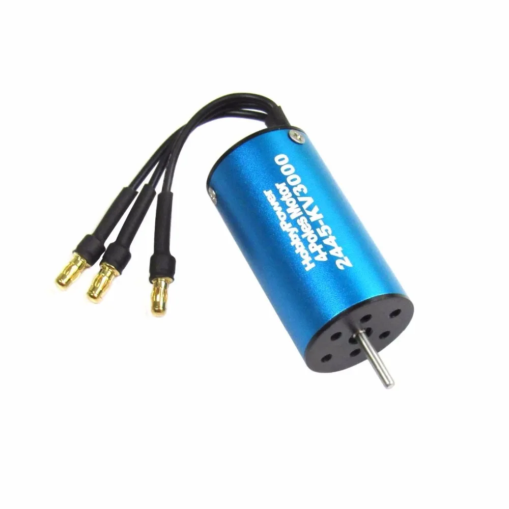 Hobbypower 2445 5400KV 3600KV 3000KV 4-полюсный бесщеточный двигатель для 1/18 1/16 RC автомобиль |