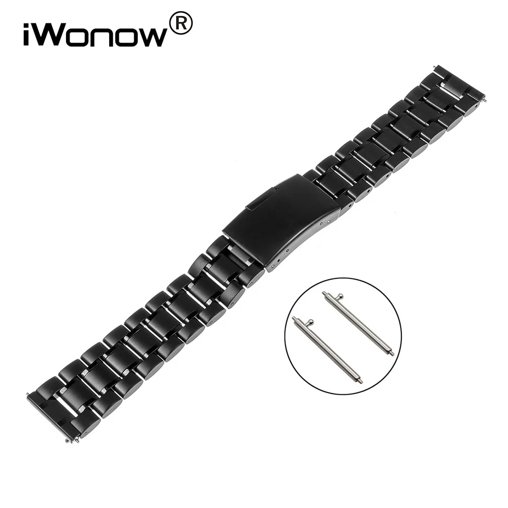 

Stainless Steel Quick Release Watch Band 22mm for Samsung Gear S3 Classic / Frontier Folding Buckle Strap Wrist Belt Bracelet