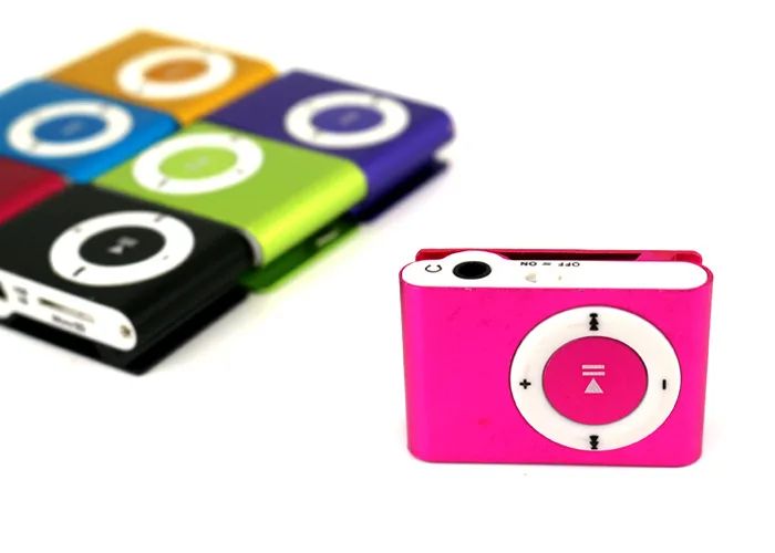 Новый большой продвижение зеркало Портативный MP3 player мини клип плеер Спорт Mp3