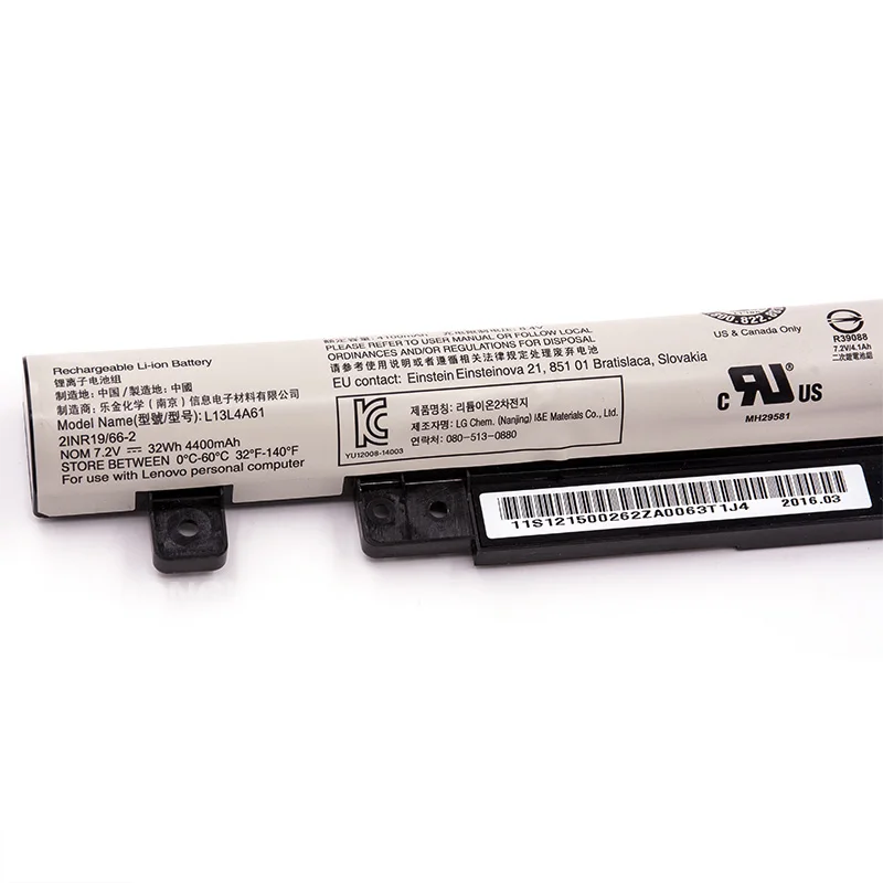 32Wh 7 2 V подлинный L13L4A61 L13S4A61 Аккумулятор для ноутбука Lenovo IdeaPad Flex2 14 15 &quot2-14 15D L13L4E61