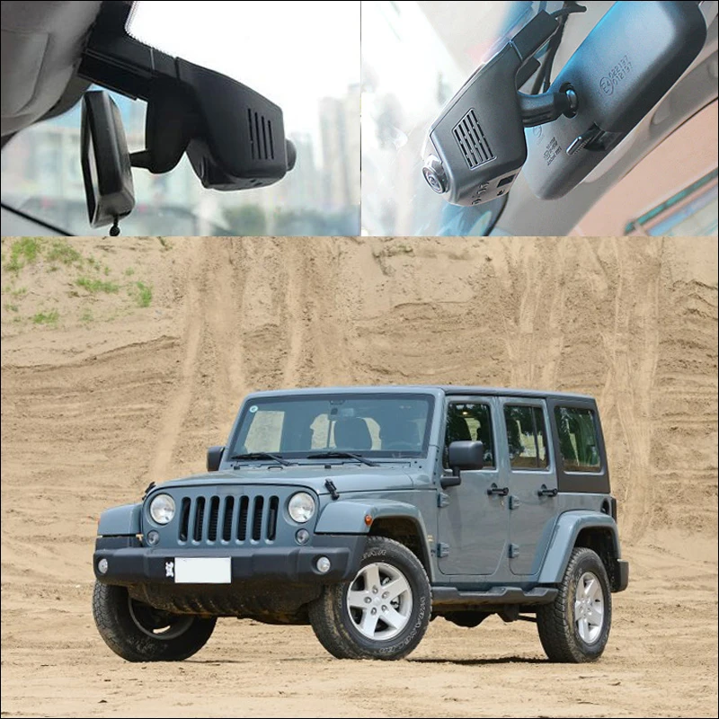 For Jeep Sahara Liberty Compass 2015 Patriot Car 2K Wifi DVR Video Recorder Black Box Night Vision Dash Camera