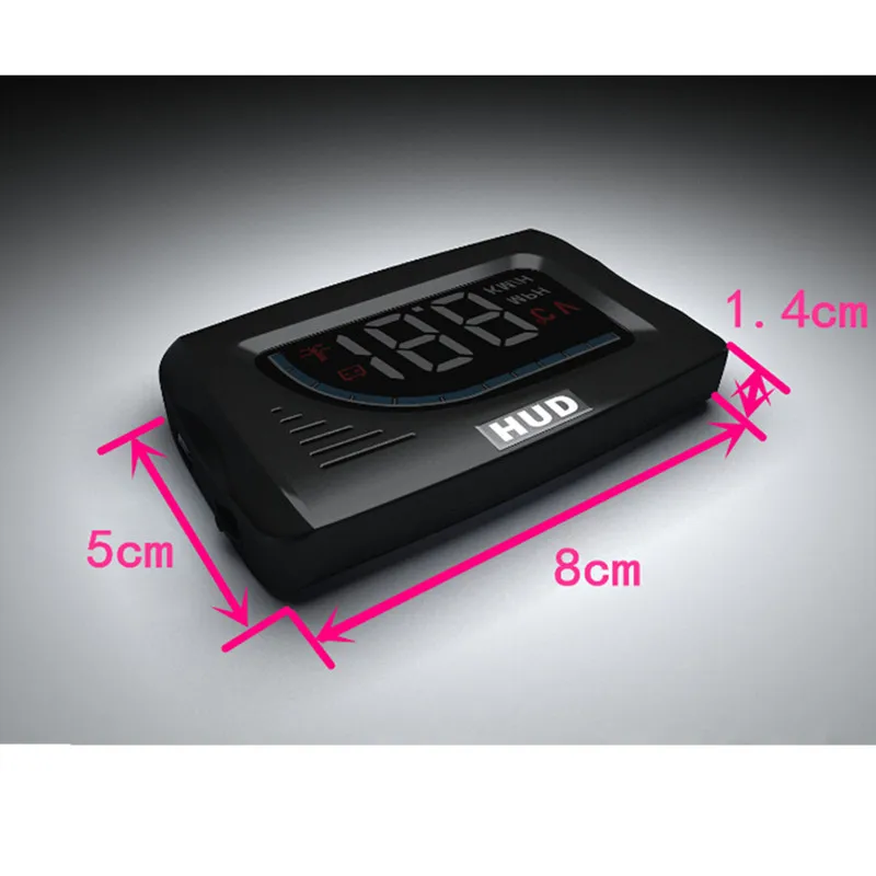 3 дюйма Автомобильная электроника Hud проектор Obd2 дисплей проектор на лобовое стекло Gps Спидометр Авто дисплей Автомобильный спидометр