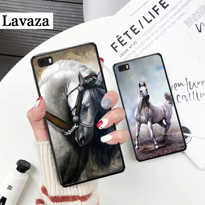 Силиконовый чехол The Great beauty horse для Huawei P8 Lite 2015 2017 P9 2016 Mimi P10 P20 Pro P Smart Z 2019 P30 |