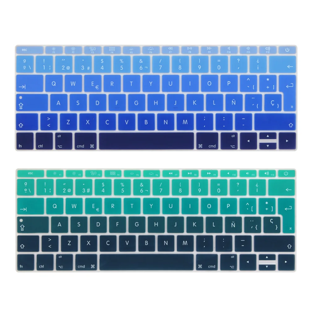 

Spanish EURO Enter keyboard Cover for 2016-2018 Macbook Pro 13" 13.3 inch (No Touch Bar) Model A1708