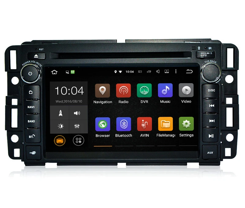 7 &quotAndroid 8 0 Восьмиядерный автомобильный DVD GPS плеер для GMC Yukon Savana Acadia Chevrolet Express