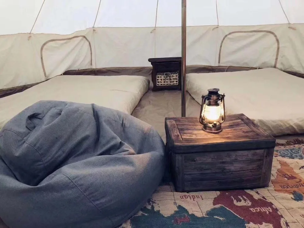Grntamn Открытый водонепроницаемый 900D Оксфорд Белл палатка белый Glamping палатки для вечеринок 3 м до 6 м