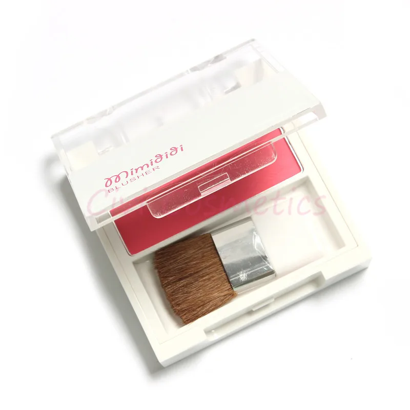 Pure Color Ready Makeup Blush Blusher Palette Free Brush inside Silky Mineral Texture|makeup cabinet|blusher brushmakeup jar |