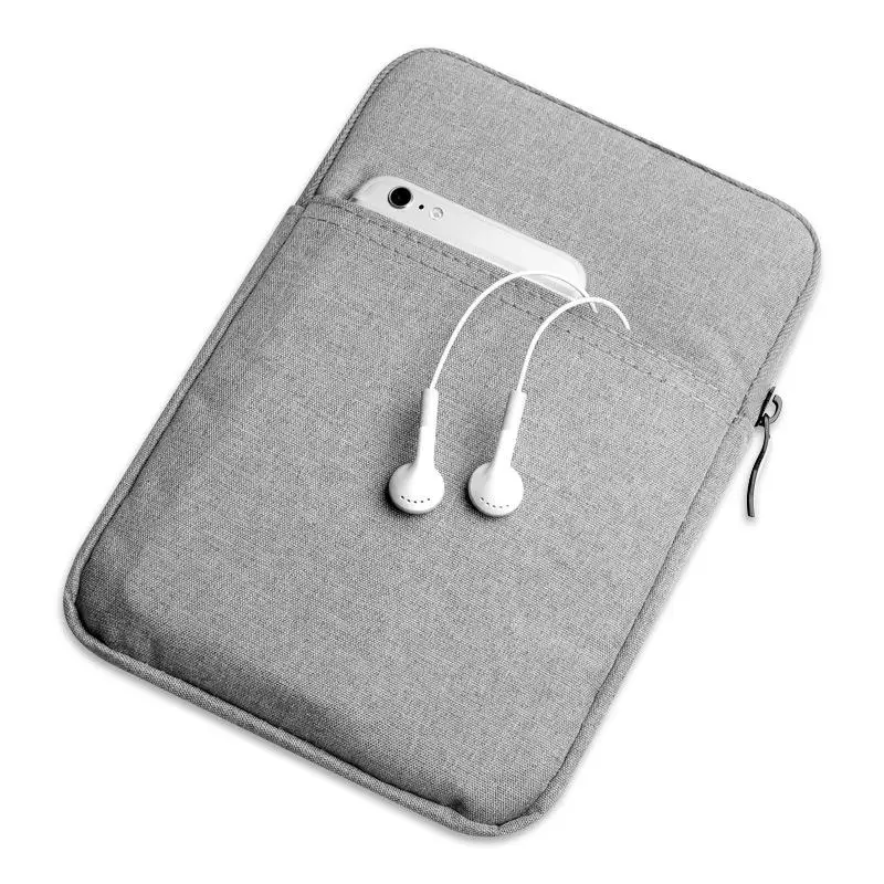 

7-8'' Universal Cotton Fabric Tablet Sleeve Pouch Bag Case for iPad Mini 2 3 4 Cover Samsung Lenovo Tab 3 4 T3 8.0 7 M3 8.4 Case
