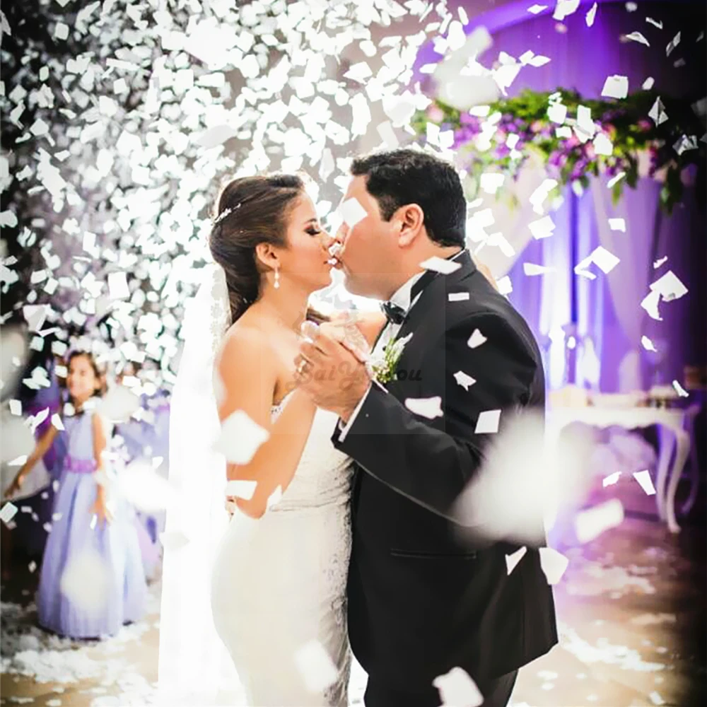 2x Party Show Colorful Confetti Ribbon Machine Stage Power Remote Celebration Paper Shoot Cannon DJ Wedding Equipment Machine