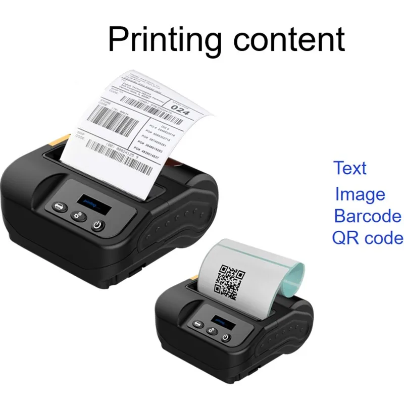 Bluetooth термальный принтер 80 мм беспроводной штрих кода|Принтеры| |