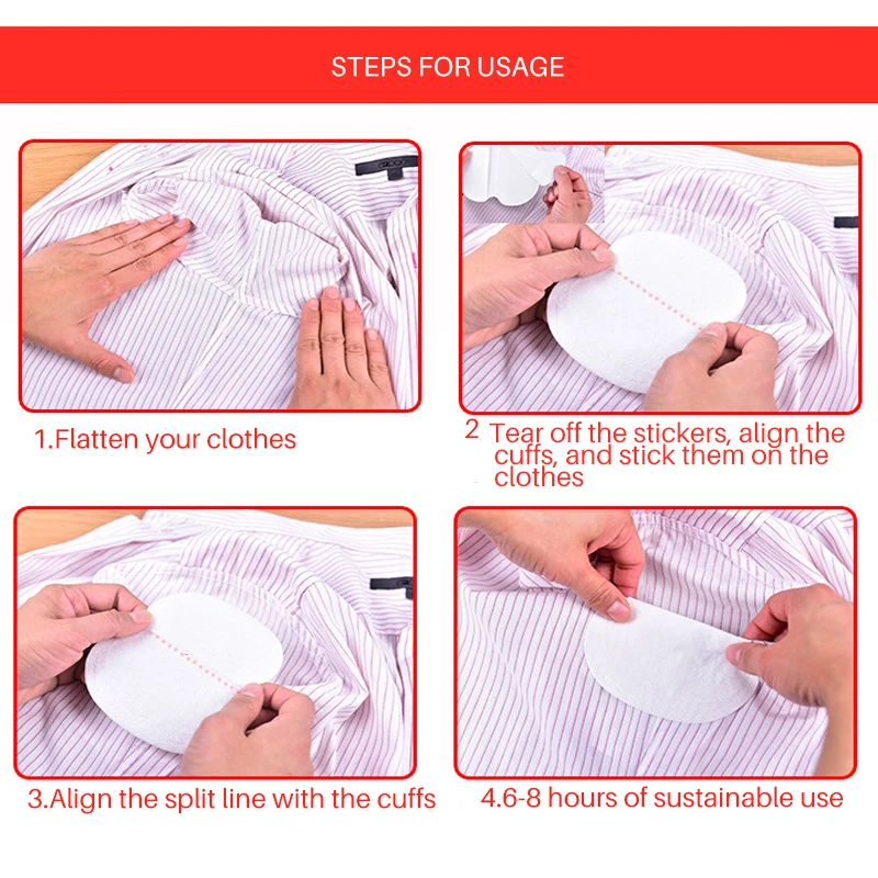 Прокладки для подмышек от пота 44 шт./лот летние дезодорирующие прокладки