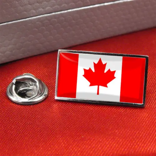 

High quality Canada Canadian Flag Lapel Pin Badge hot sales custom lapel pin flag badge cheap custom made canada flag badges