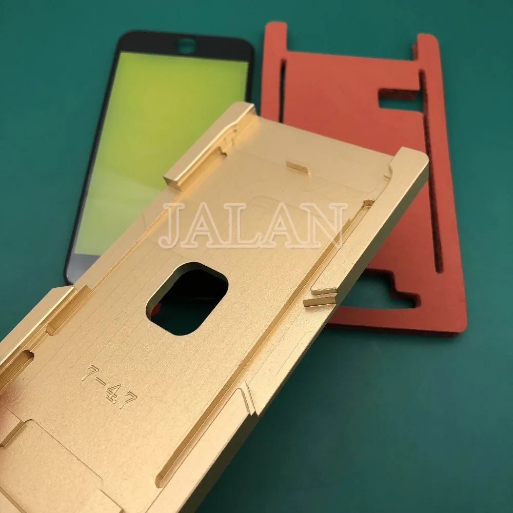 Прецизионная алюминиевая форма для iphone 6/6s/7/8 переднее стекло с рамкой положение