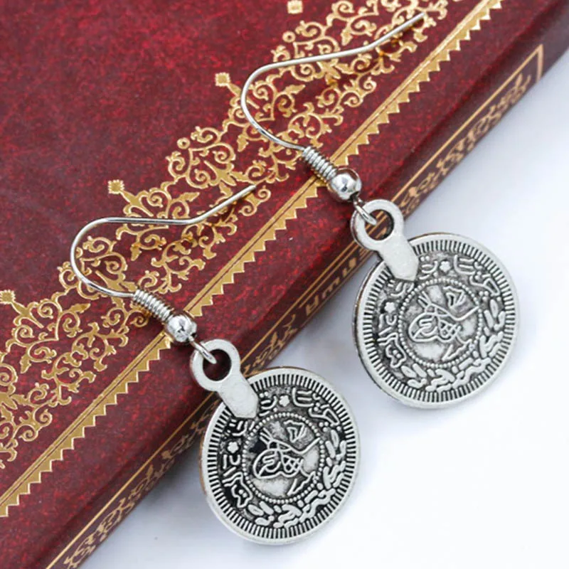 New Mode Style Fashionable Jewelry Dangle Drop Fashion Earrings Coin Ethnic Bohemian Retro Earring For Women Gifts | Украшения и