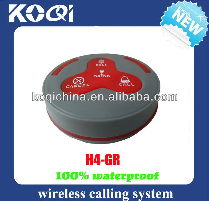 Беспроводная система пейджер для ресторанов больниц кафе-шопов 20 кнопок вызова