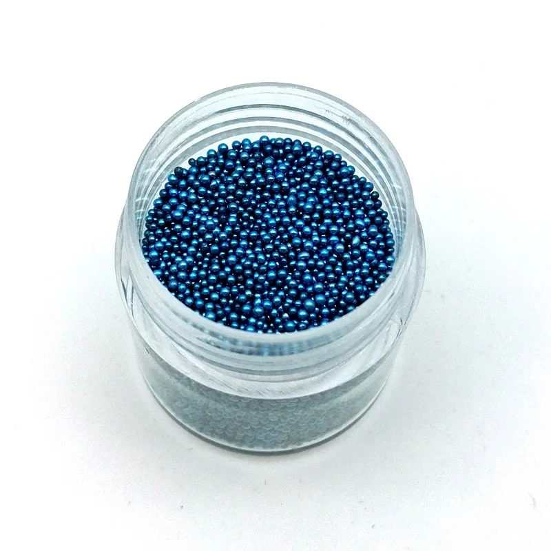 09 Бодрствования 10g/jar Nail Икра бусы 0,6-0,8mm красочные мини Стекло шарики для ногтей Подвески маникюр 3D ногтей украшения - Цвет: 09