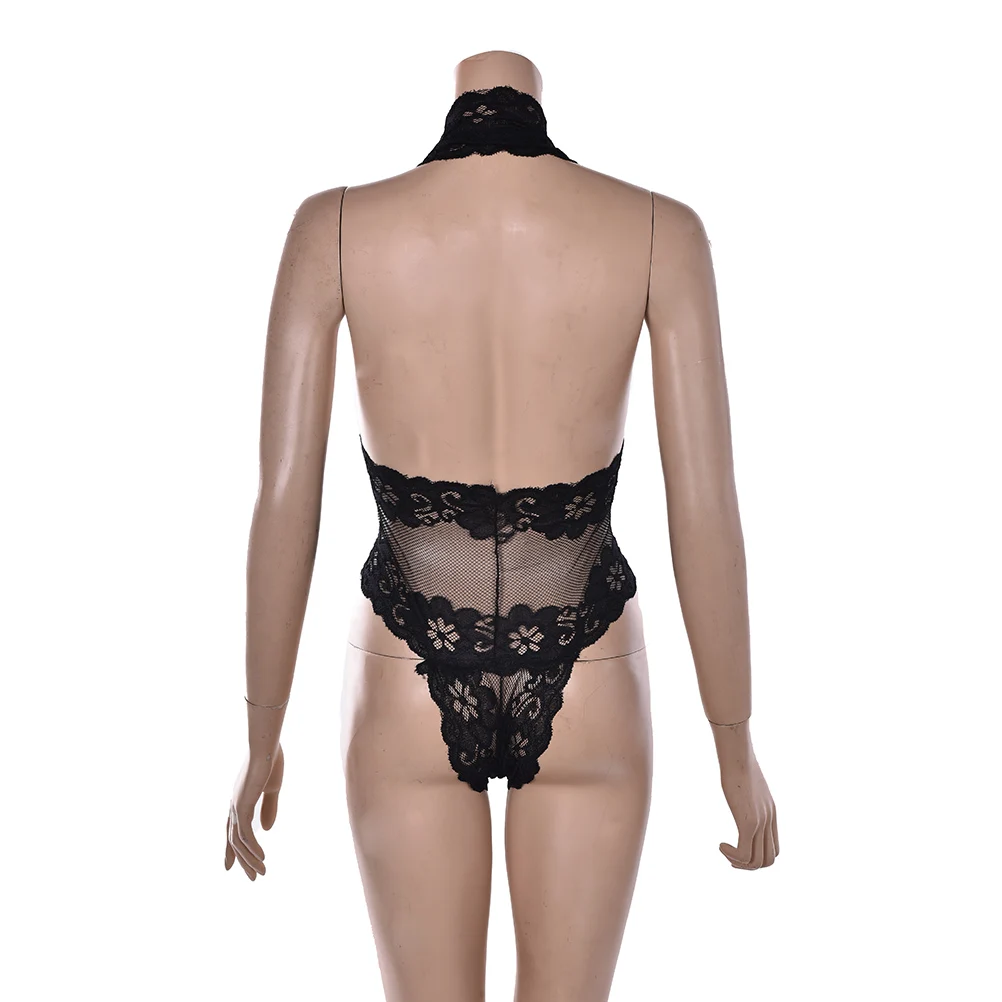 

Erotic Uniform Women's Underwear Conjoined Dress Leotard Intimates With G-string Sexy Lingerie Lace Sleepwear Pajamas