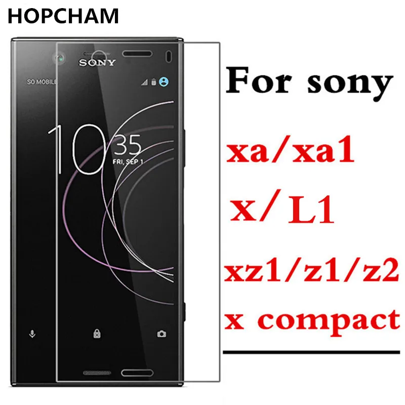 Защитное стекло для Sony Xperia Xa защиты экрана Experia L1 XA XA2 X Compact Ultra Plus закаленное XZ1 XZ Z3