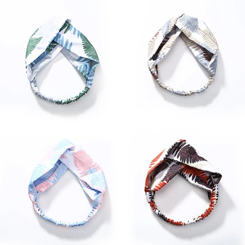 

Korea Women Summer Fashion Cross Turban Headband Girls Hair Head Bands Wrap Accessories For Women Scrunchy Headdress Hairband
