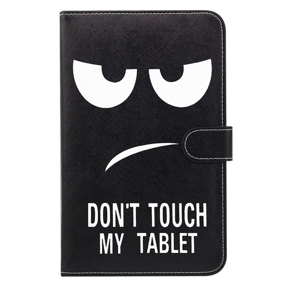 Cool face Универсальный чехол для планшета с микро-usb клавиатурой для 9,7, 10, 10,1 дюймов, планшет на Android, ПК, кожаный чехол с принтом, защитный чехол-подставка - Цвет: Cool face